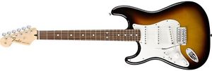 FENDER LEFT HANDED STANDARD STRAT / STRATOCASTER SUNBURST R/W