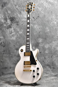 Bacchus BLP-CTM White Les Paul Made in Japan Electric guitar E-guitar