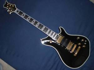 Killer KG-MARQUIS CUSTOM Black E-Guitar Mahogany Good Condition Free Shipping