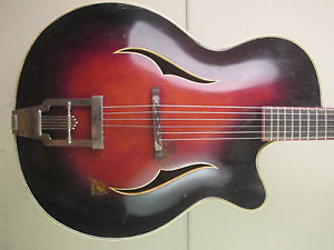 ♫ FRAMUS BLACK ROSE DELUXE, SOUND!  Vintage Jazzgitarre WOW Archtop