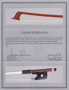 A rare, superb French cello bow by Pierre Simon,ca.1870,NICE!