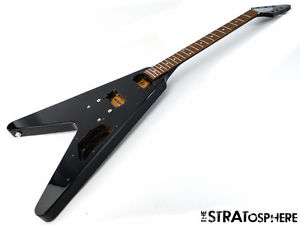 2017 Gibson USA Flying V HP BODY & NECK Guitar Parts American Ebony SALE!