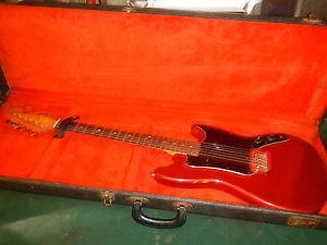 Vintage 1978 Fender Musicmaster Electric Guitar USA Re-Fin Original case