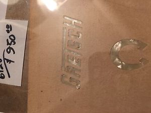 Vintage Gretsch 6120 Headstock Laminate Veneer Inlaid Logo 50s 60s MOP Repair US
