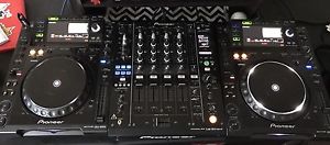 2 Pioneer CDJ 2000s & 1 DJM-900 Nexus Mixer DJ Set
