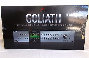 Antelope Audio Goliath 6x32 Thunderbolt/USB/MADI Audio Interface -16 Mic Preamps