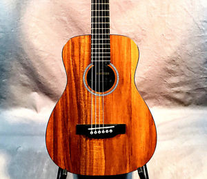Zager EZ-Play Modified Little Martin LX Koa Acoustic Guitar
