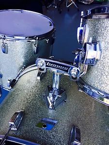 Ludwig 1970's silver Sparkle Drum Kit 12