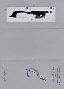 A fine French certified cello bow  ec. Pajeot,ca. 1845, NICE!