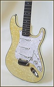 DILLION - New  custom pearl Straty in Antique ivory reverse head stock !!