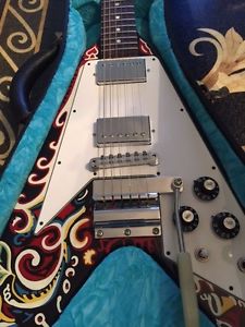 Stunning Gibson Jimmy Hendrix Flying V multicolored guitar Excellent Condition!!