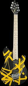 EVH Wolfgang Special Striped Black and Yellow