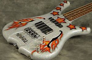 �yOutlet�z WARWICK / Bootsy Collins Signature Silver Metal Flake Finish with Ora