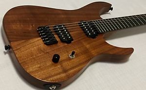 New! Bryant Custom Guitars Dr. Malik 6 String Chambered Koa Handbuilt