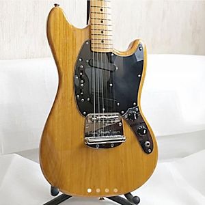 Used! Fender Japan Mustang Guitar Vintage Natural Made in Japan
