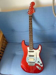 Alex Lifeson Red Stratocaster Distant Early Warning Grace Under Pressure