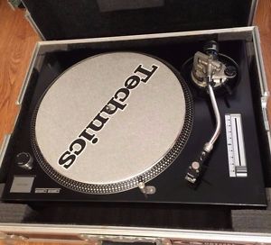 MINTY Technics SL1200 MK2 DJ Turntable BLACK Direct Drive Quartz + CASE + MORE