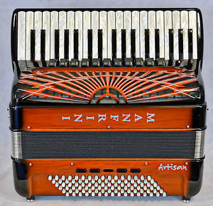 New Italian Accordion - Manfrini Artisan - 96 Bass - 4 Voice Musette