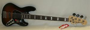 2016 USA Fender American Elite Jazz J Bass V 5 String w/CASE Ship World Unplayed