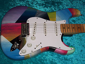 Maple nk Fender Stratocaster Guitar Strat MIM Mexican Mexico paint USA standard