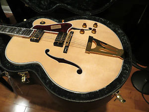 Gibson Custom Shop RARE Super 400 Archtop Hollow Body Natural Ebony Fretboard