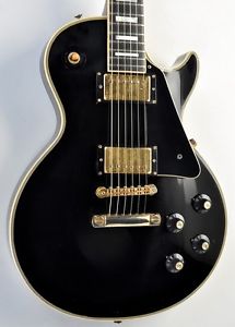 1974-75 Gibson Les Paul Custom Black Beauty ~FRETLESS WONDER~ OHSC 1970s Vintage