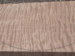 Rare Eastern Maple *Beauty of the Burst* LP Guitar QUILT RIBBON FLAME BILLET 036