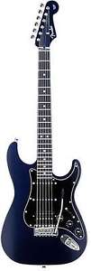 Fender Japan Aerodyne Stratocaster Medium Scale HSS Gun Metal Blue From Japan #