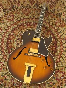Gibson L-4CES 1990 Vintage Full Acoustic Type Sunburst E-Guitar Free Shipping