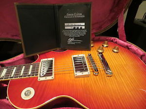 Gibson Custom Les Paul 1959 Historic Reissue Washed Cherry Flame Gloss 2013