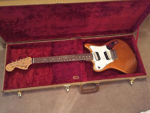 MINT 2012 FENDER PAWN SHOP SUPER SONIC ELECTRIC GUITAR SUNFIRE ORANGE FLAKE HSC