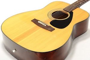 YAMAHA FG-180J Black Label Acoustic Guitar 1974-1975 Made in Japan w/Hard Case