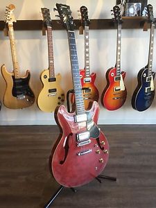 YAMAHA SA-700 335 Style Semi-Hollow MIJ Vintage NearMint W/Gig Bag FREE SHIPPING