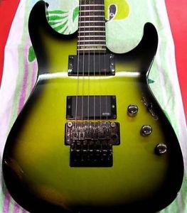 Used! ESP -LTD- KH-SE Green Burst METALLICA Kirk Hammett 400 Limited Guitar 24f