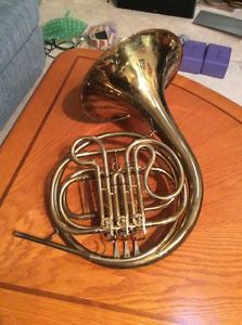 Vintage R. Wunderlich Company, Chicago ~ French Horn with Original Case