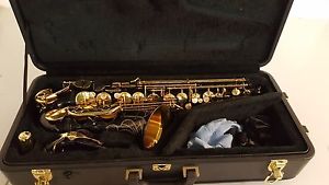 YANAGISAWA ALTO SAX RARE BLACK LACQUER MODEL