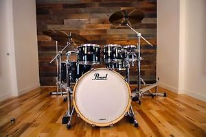 PEARL MASTERS BCX BIRCH 6 PIECE DRUM KIT PIANO BLACK