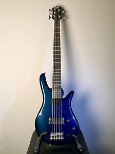 Zon Sonus 5 String 1998 Blue Pearl Graphite Neck
