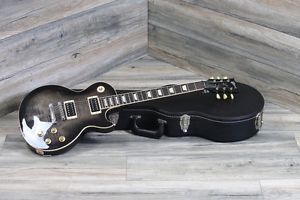 Gibson Les Paul 1960 Classic Plus Trans Black Flame, Awesome Tone! 60s Neck!