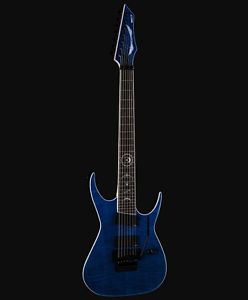 Dean Rusty Cooley 7 String Flame Top Trans Blue