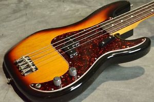Fender American Vintage 62 Precision Bass 3Color Sunburst Electric Bass Guitar