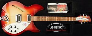 RICKENBACKER 330 THINLINE HALBAKUSTIK, FIREGLO, 24 BÜNDE, MONO, 2 HI-GAIN SC