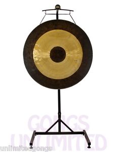 32" Chau Gong on the Meinl Gong/Tam Tam Stand (TMGS) with Mallet