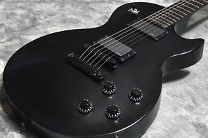 Used Gibson USA / Les Paul Gothic II EMG Satin Ebony from JAPAN EMS