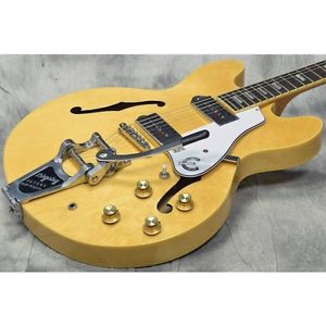 EPIPHONE CASINO w/BIGSBY NATURAL Guitar w/Softcase FREE SHIPPING Japan #I653