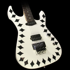 Used Gajic Jon Levin Custom Jester Electric Guitar White