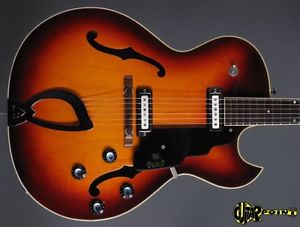 1968 Guild T-100 D "Slim Jim"  - Sunburst - EXC+++