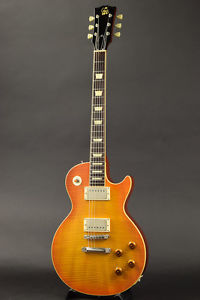 Crews Maniac Sound LED Premium Honey Burst Les Paul Made in Japan E-guitar