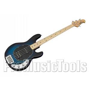 Music Man USA Stingray 4 HS PBB - Pacific Blue Burst MN * NEW * musicman bass