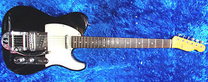 Fender Japan TL-62 RI TELECASTER CIJ Black TELE w/BIGSBY, gigbag S+6 #s 1/30